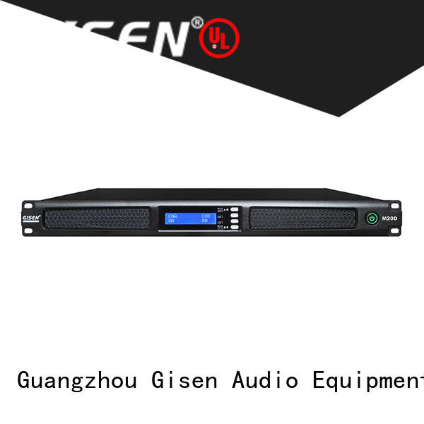 Gisen new model 1u rack mount amplifier power for entertainment club