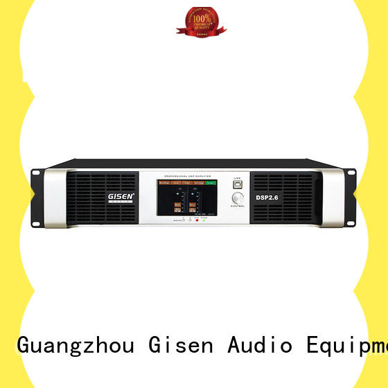 Gisen 2 channel homemade audio amplifier manufacturer for various occations