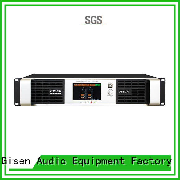 Gisen high quality dj power amplifier factory for venue