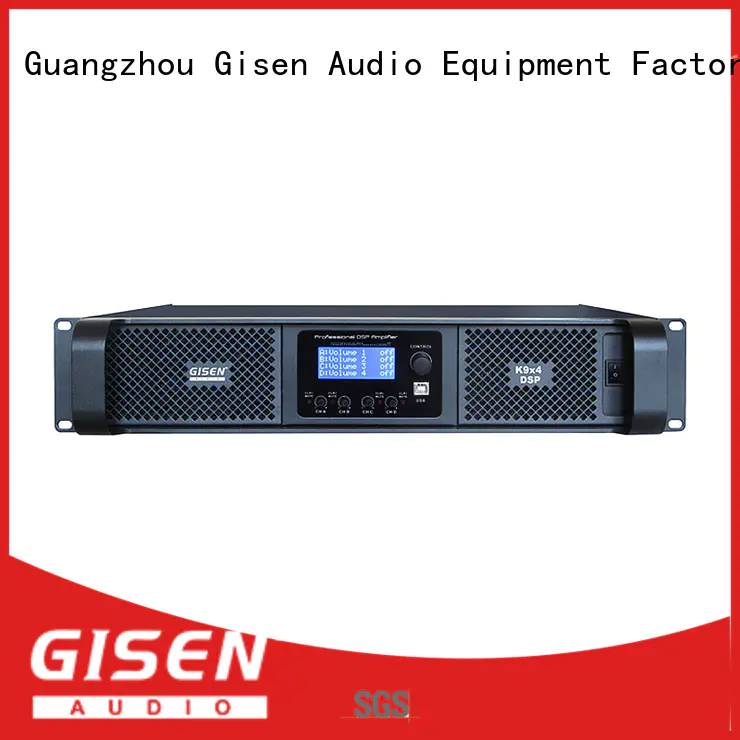 dsp best power amplifier in the world touch screen for stage Gisen