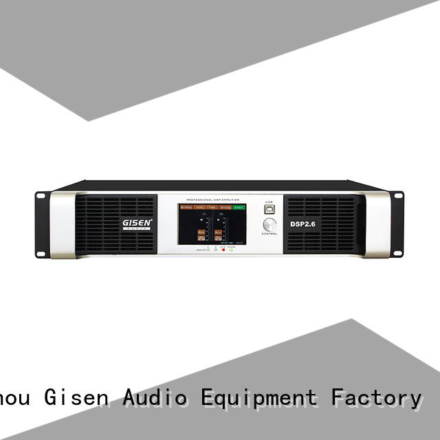 Gisen high quality dsp amplifier factory
