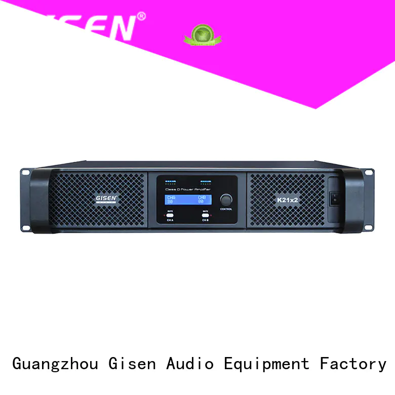 Gisen 2100wx4 sound digital amplifier fast delivery for performance