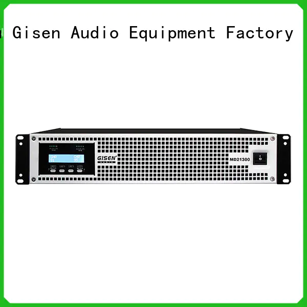 Gisen power high end amplifiers overseas market for entertaining club