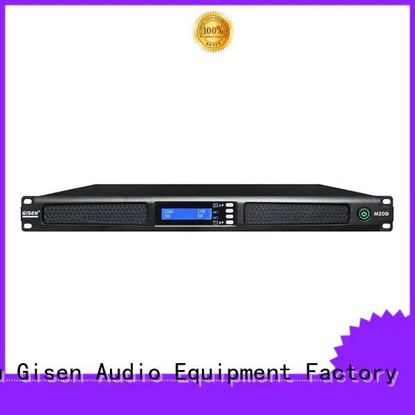 Gisen 2channel professional amplifier series for entertainment club