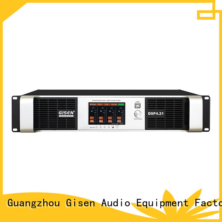 Gisen channel amplifier sound system wholesale for performance