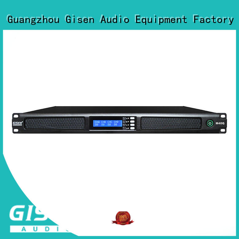 Gisen new model 4 channel amplifier wholesale for entertainment club