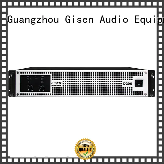 Gisen 2100wx2 class d audio amplifier manufacturer for stadium