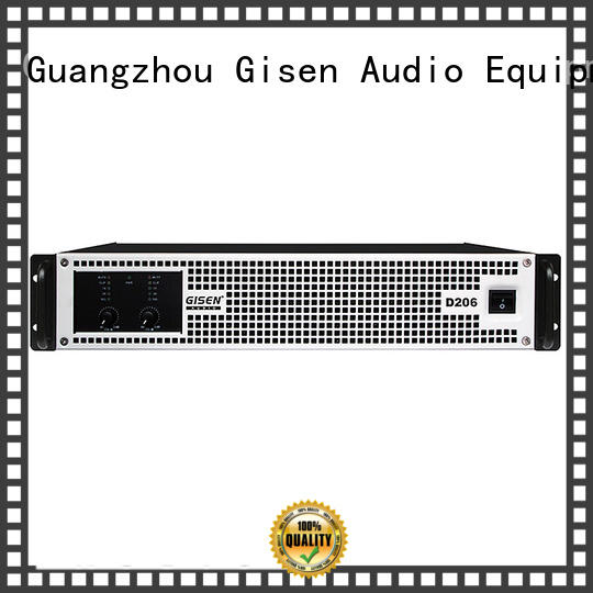 Gisen 2100wx2 class d audio amplifier manufacturer for stadium