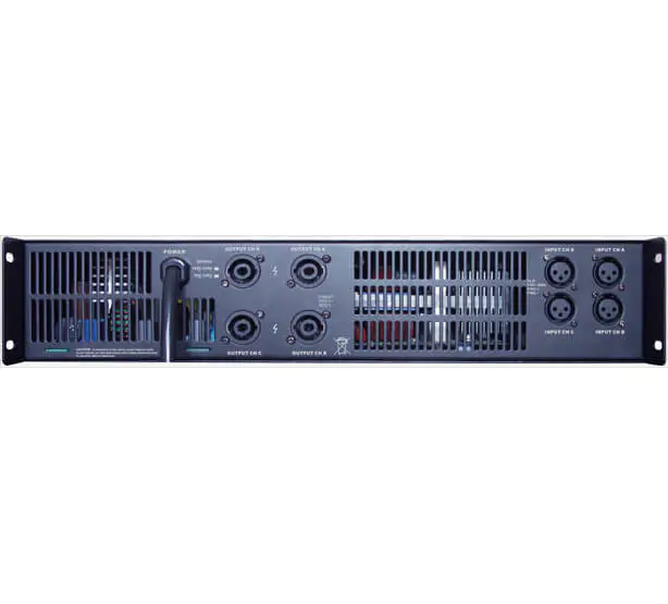 Gisen high quality professional digital amplifier 4channel for venue
