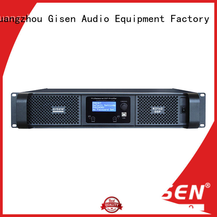 Gisen multiple functions 1u amplifier wholesale for stage