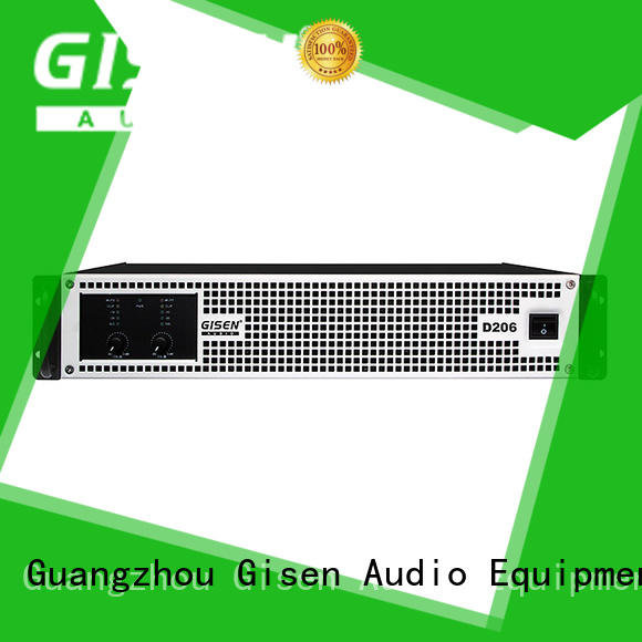 Gisen advanced top 10 power amplifiers wholesale for entertaining club