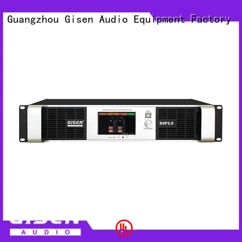 Gisen professional desktop audio amplifier supplier for stage