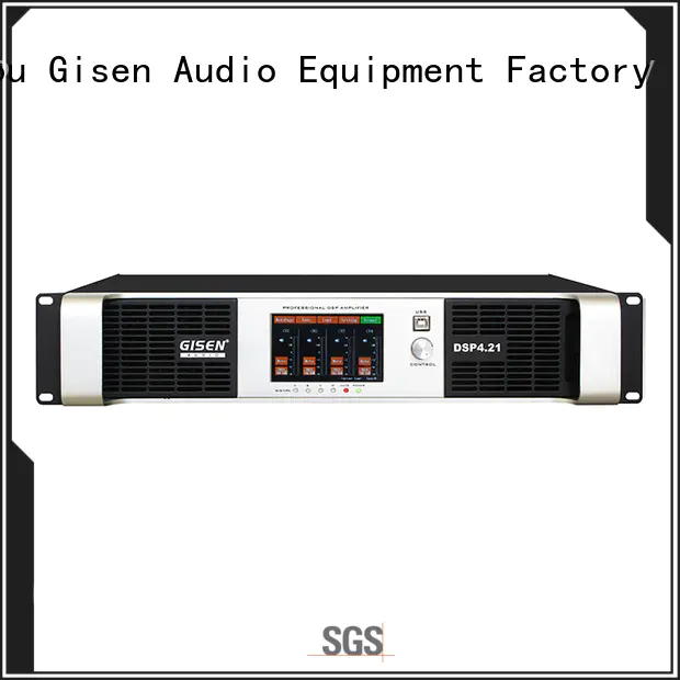 Gisen professional audio amplifier pro factory for stage