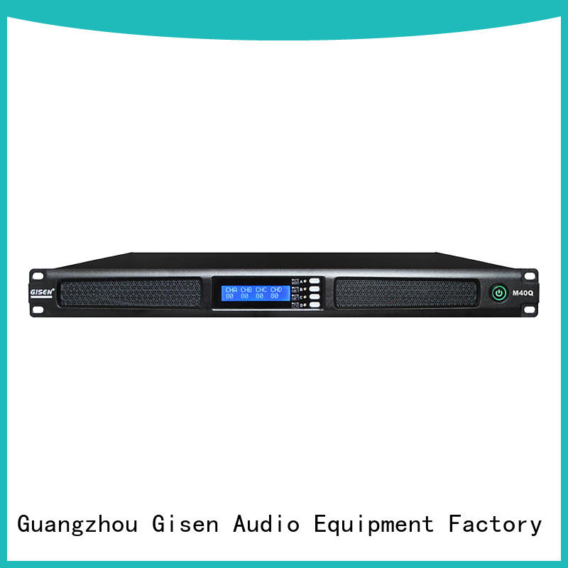 Gisen new model professional power amplifier supplier for performance