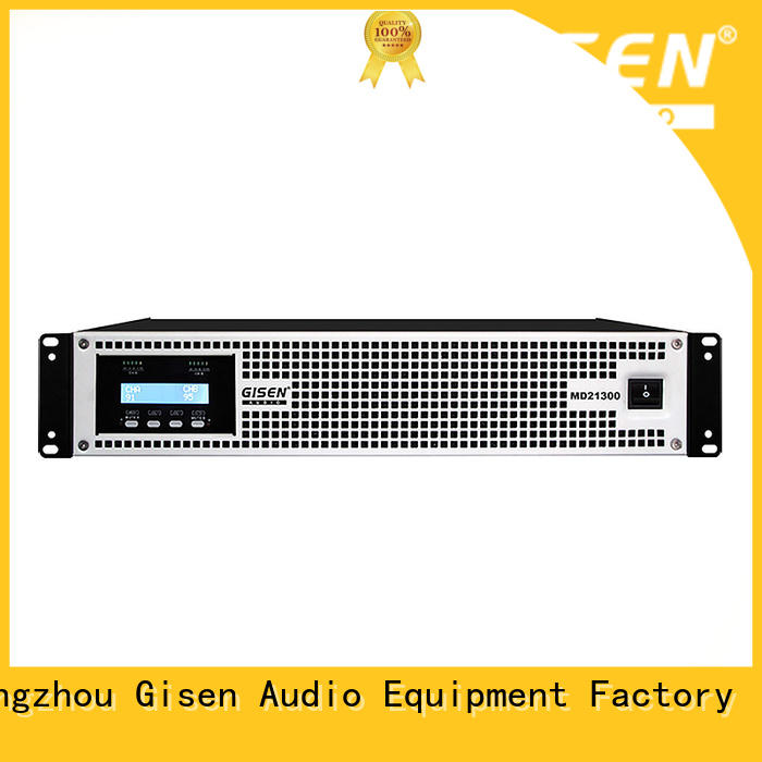 Gisen strict inspection best audio amplifier overseas market for meeting