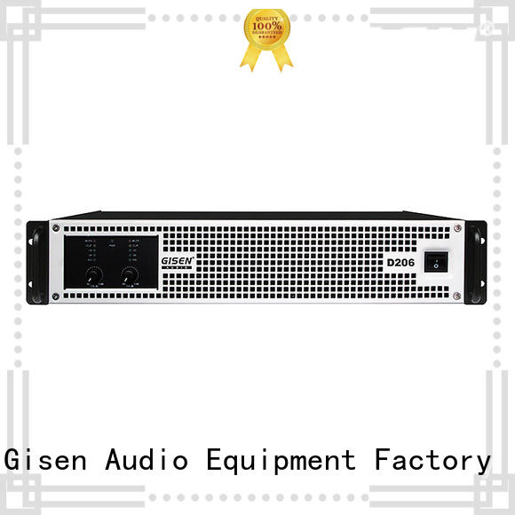 Gisen advanced class d stereo amplifier 2100wx2 for meeting