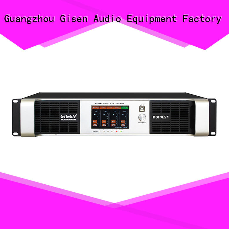 Gisen multiple functions dj power amplifier factory for various occations