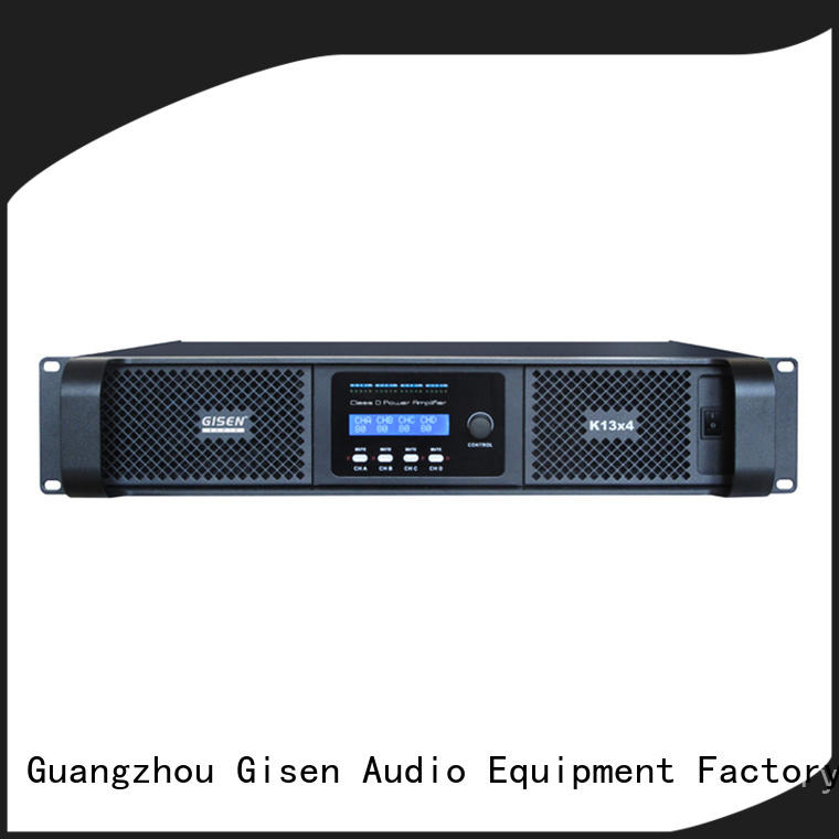 Gisen 2100wx4 digital audio amplifier fast shipping for meeting