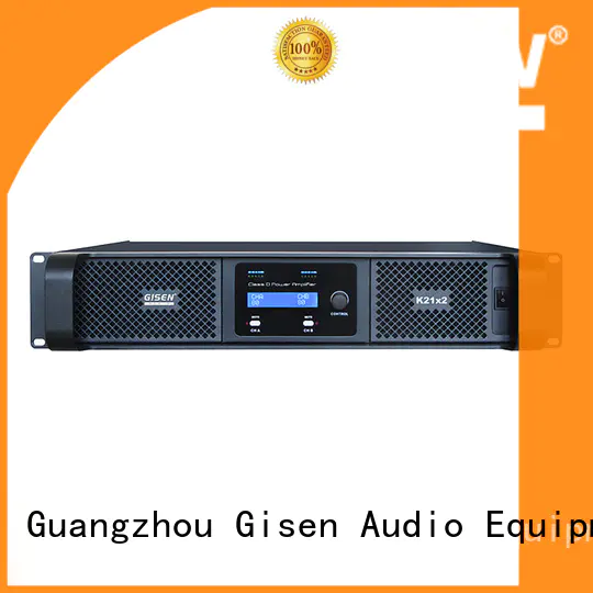 Gisen high efficiency class d audio amplifier supplier for ktv