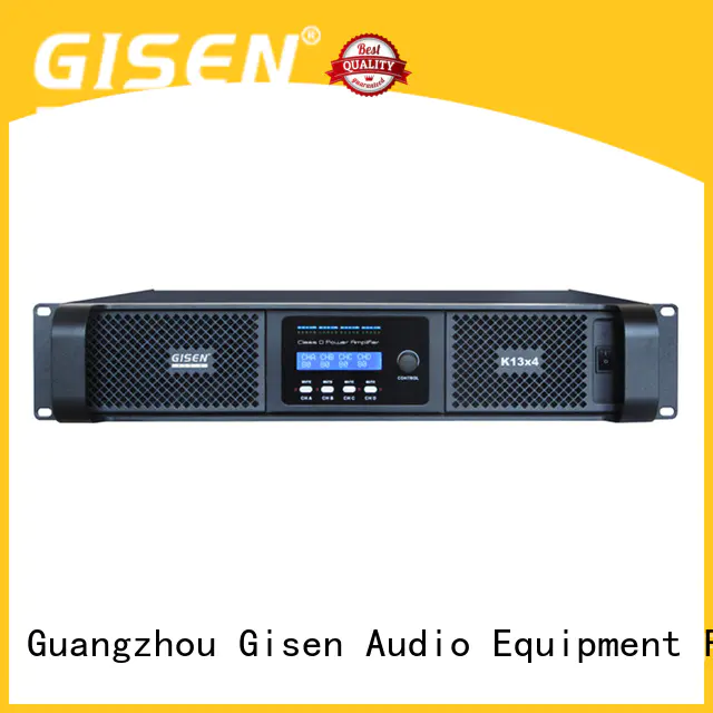Gisen 8ohm class d audio amplifier wholesale for stadium
