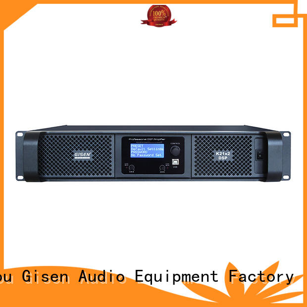 Gisen professional dsp amplifier factory for various occations