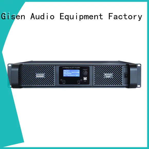 Gisen professional homemade audio amplifier manufacturer for stage