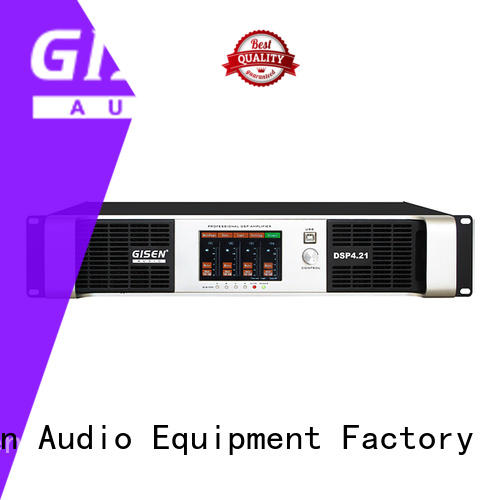 Gisen 2100wx2 dsp amplifier factory for various occations