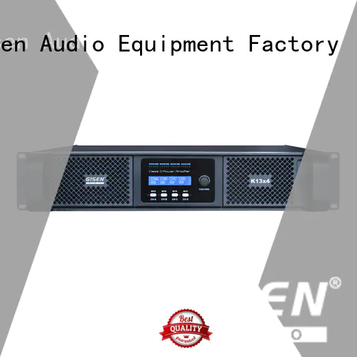 Gisen digital class d amplifier manufacturer for stadium