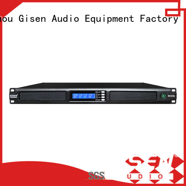 Gisen digital 2 channel power amplifier manufacturer for entertainment club