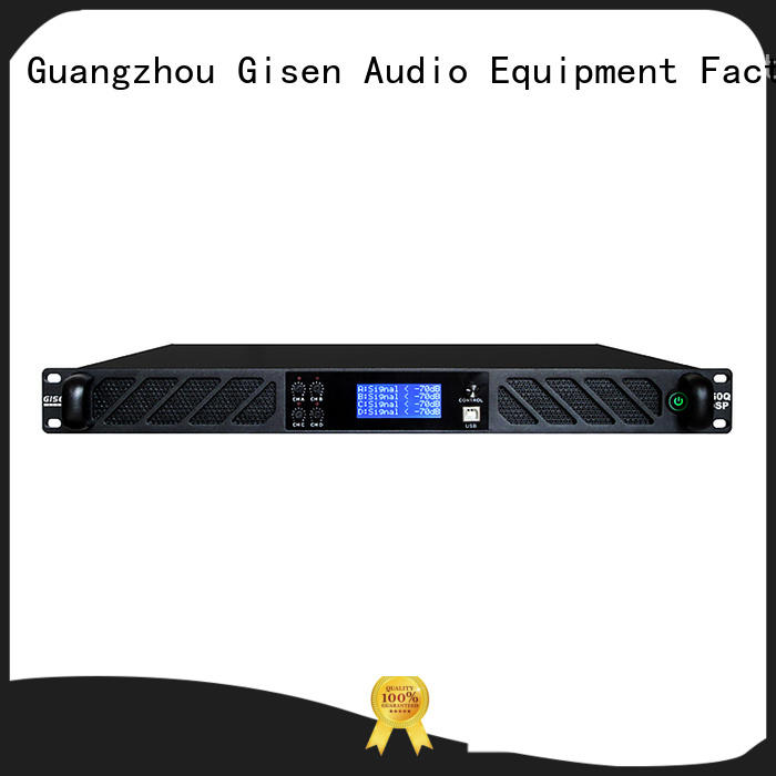Gisen high quality multi channel amplifier factory for various occations