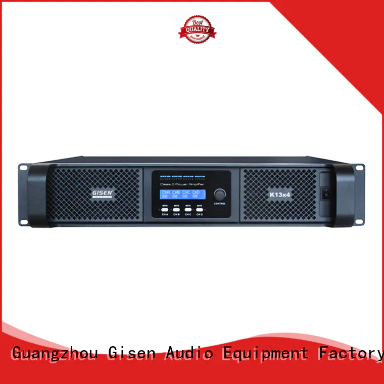 Gisen 2100wx4 hifi class d amplifier supplier for performance