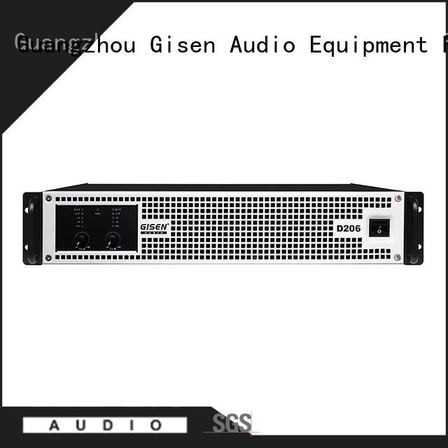 Gisen high efficiency class d professional amplifier amplifier for entertaining club