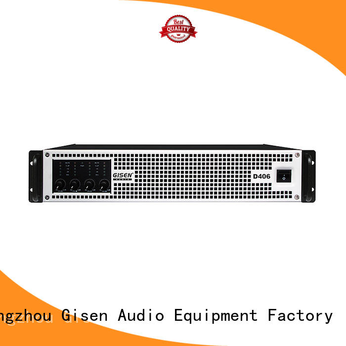 Gisen 2100wx2 class d power amplifier fast delivery for performance