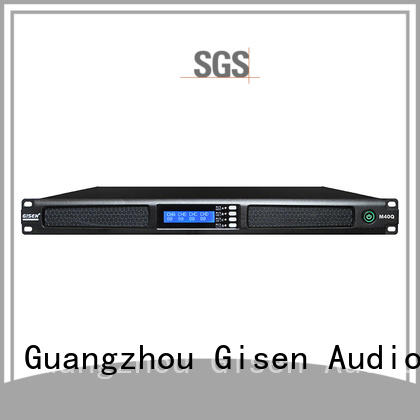Gisen new model 4 channel power amplifier manufacturer for venue