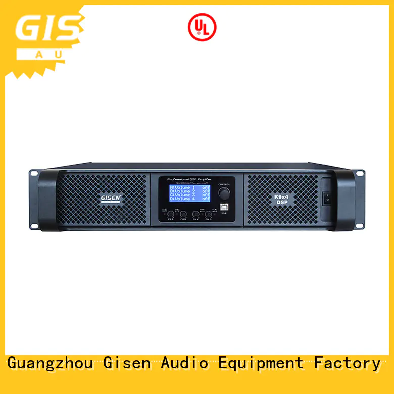 2 channel dj sound amplifier dsp Gisen