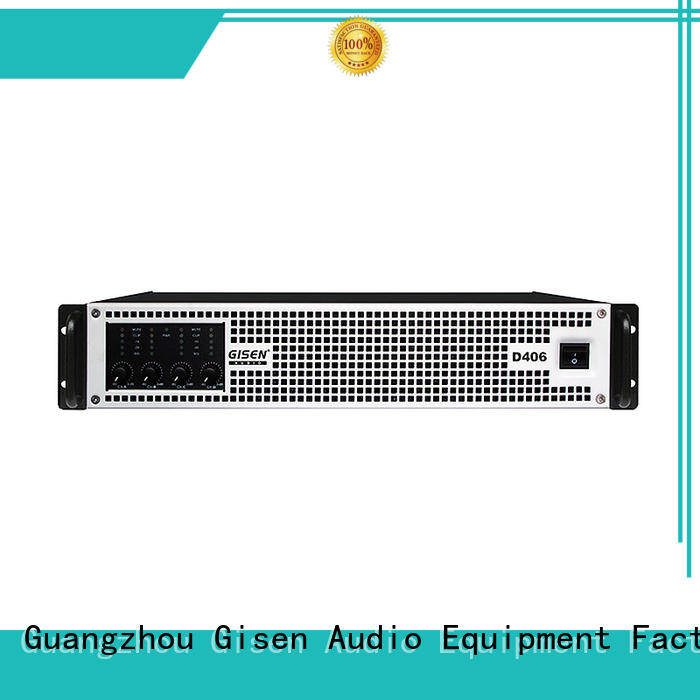Gisen 2100wx4 best class d amplifier fast delivery for entertaining club