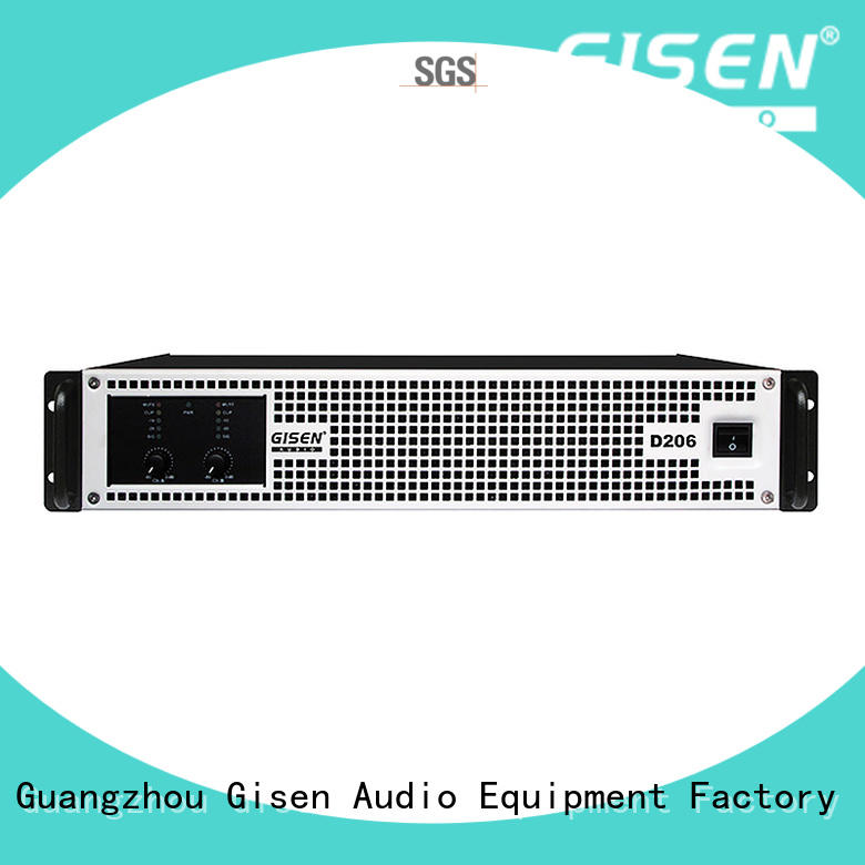 Gisen high efficiency class d stereo amplifier wholesale for ktv