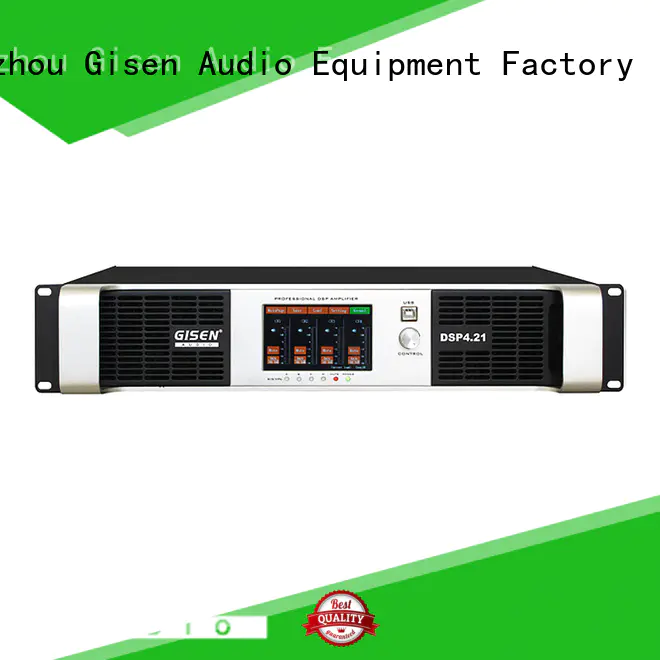 Gisen 2 channel direct digital amplifier factory
