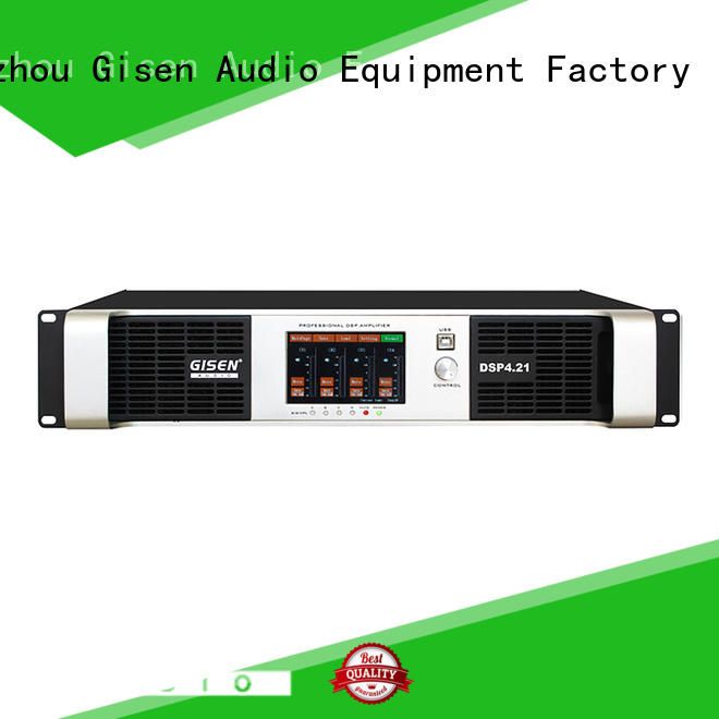 Gisen 2 channel direct digital amplifier factory