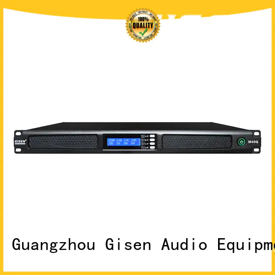 Gisen new model 4 channel digital amplifier series for performance