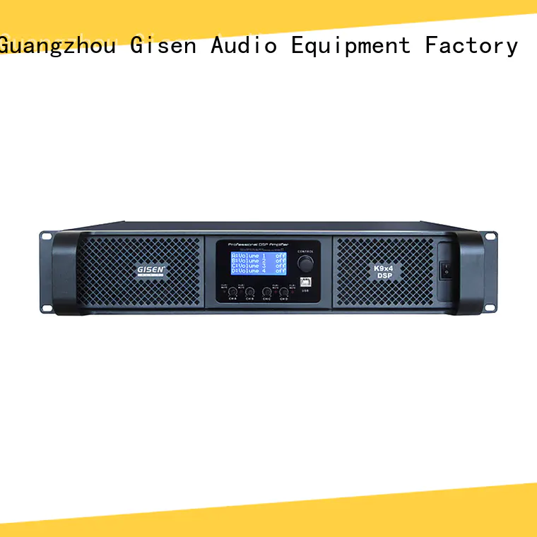 Gisen dsp direct digital amplifier manufacturer for stage