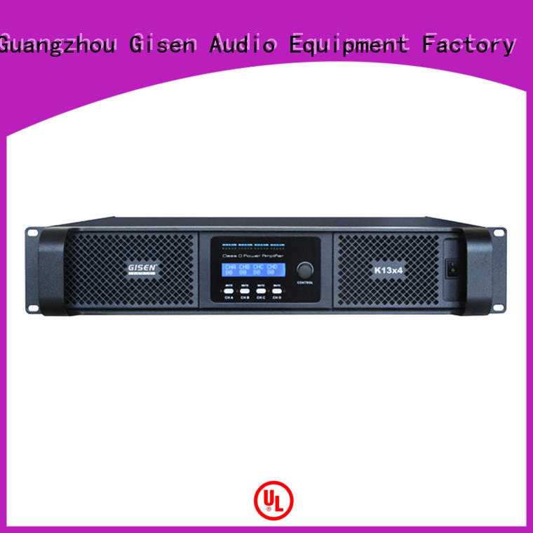 Gisen power class d stereo amplifier wholesale for entertaining club