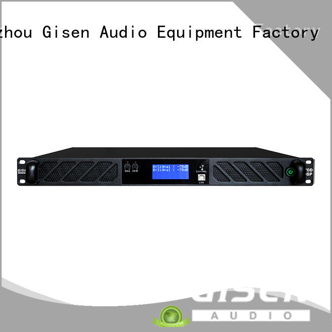 Gisen professional dj audio amplifier factory for stage