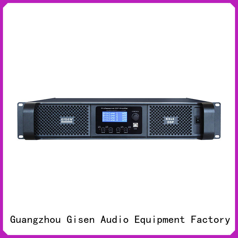 Gisen professional dsp amplifier factory