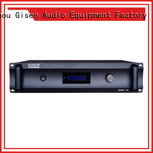 Gisen theatre 4 channel amplifier home supplier for private club