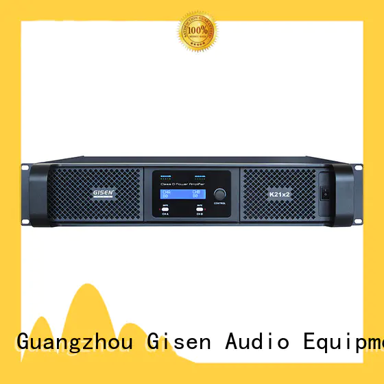 Gisen guangzhou class d professional amplifier fast delivery for entertaining club