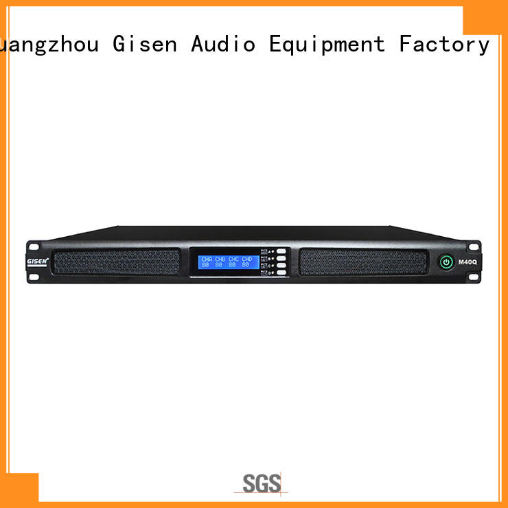 Gisen new model 4 channel amplifier pro audio 4 channel for venue