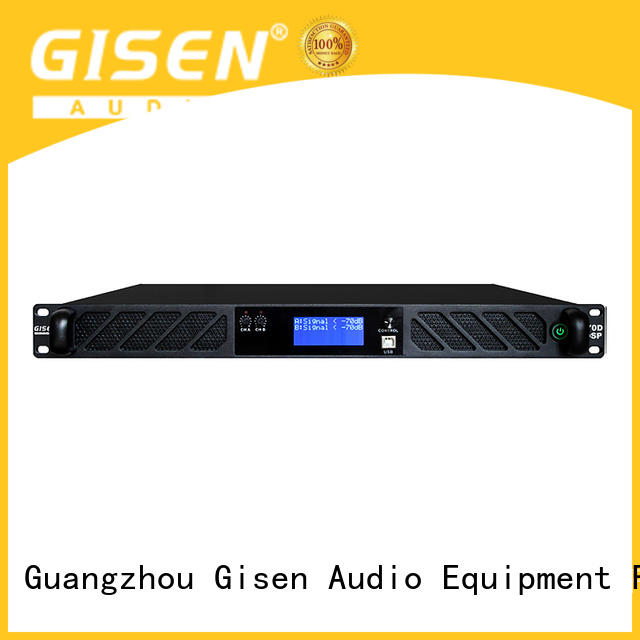 Gisen professional amplifier sound system manufacturer for performance
