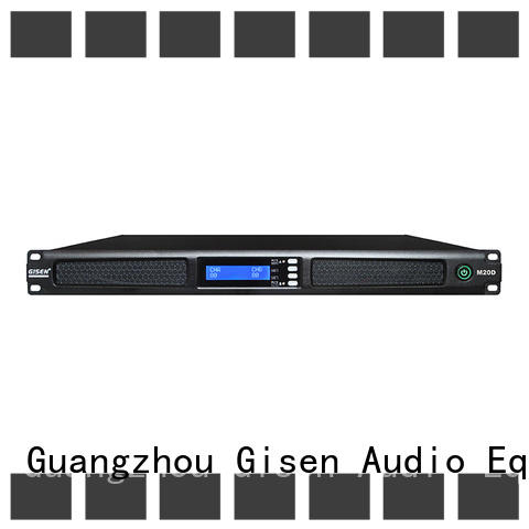 Gisen new model audio power amplifier supplier for entertainment club