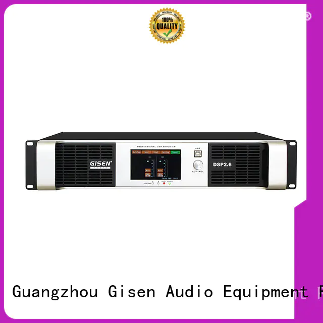 Gisen multiple functions professional dj amplifier factory for performance